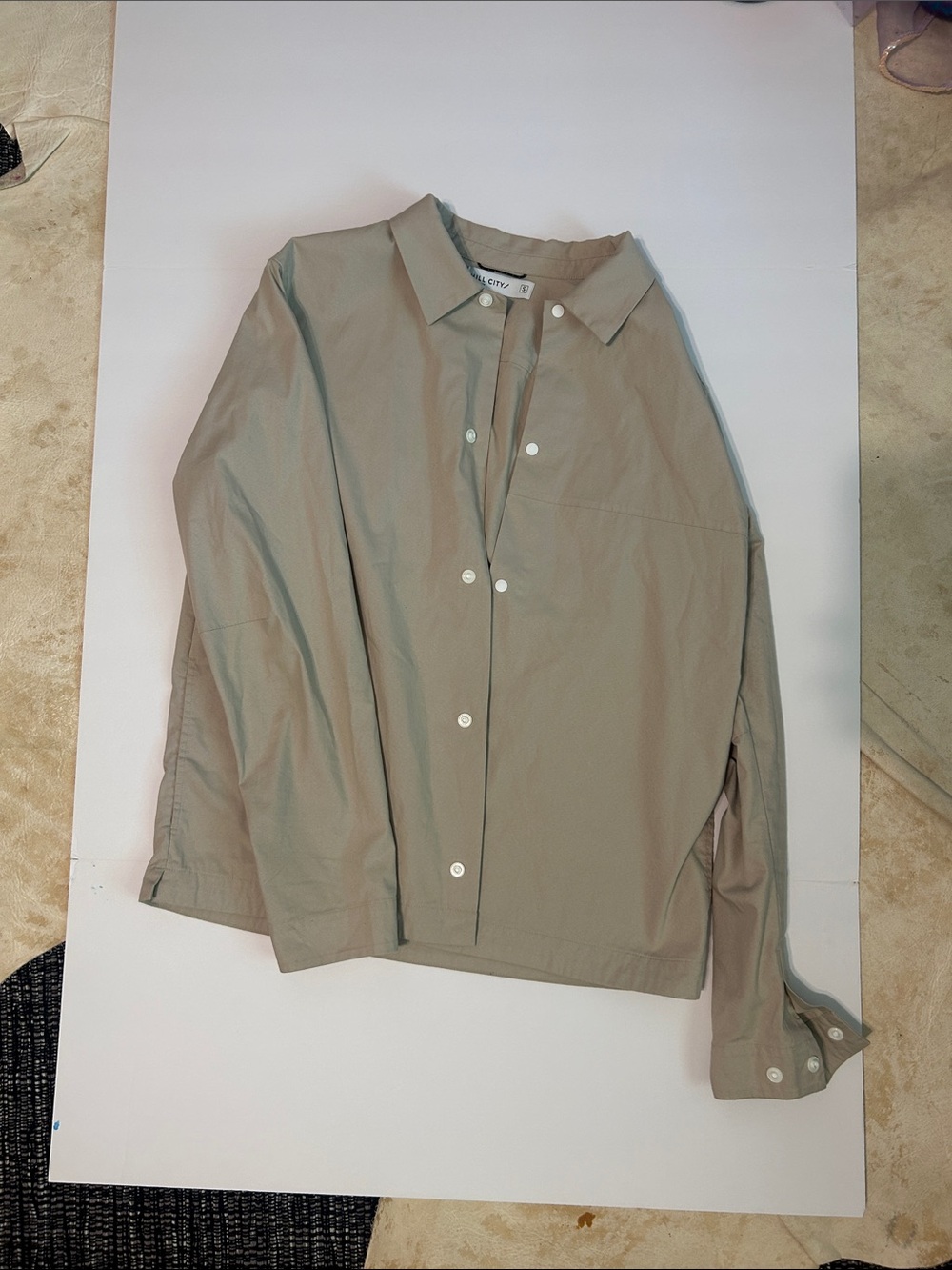 Men's Hill City Hybrid Shirt Jacket in Light Taupe